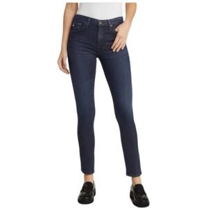 AG Adriano Goldschmied Dark Blue Ankle Jeans